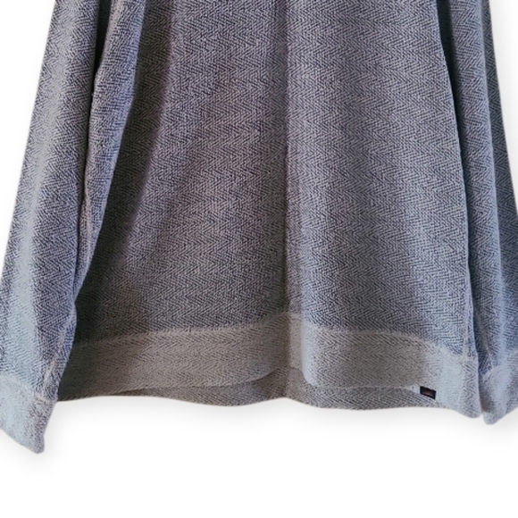 Faherty Whitewater Crewneck Pullover Sweater Grey Blend Size 2X French Terry - Picture 8 of 17